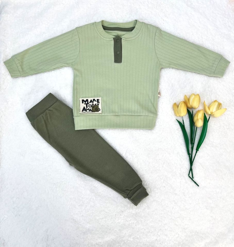 BEYAZ BEBEK Fitilli Armalı 2 li Takım