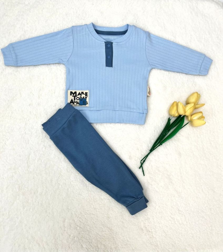 BEYAZ BEBEK Fitilli Armalı 2 li Takım