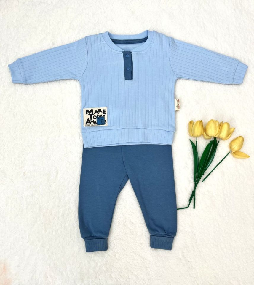 BEYAZ BEBEK Fitilli Armalı 2 li Takım