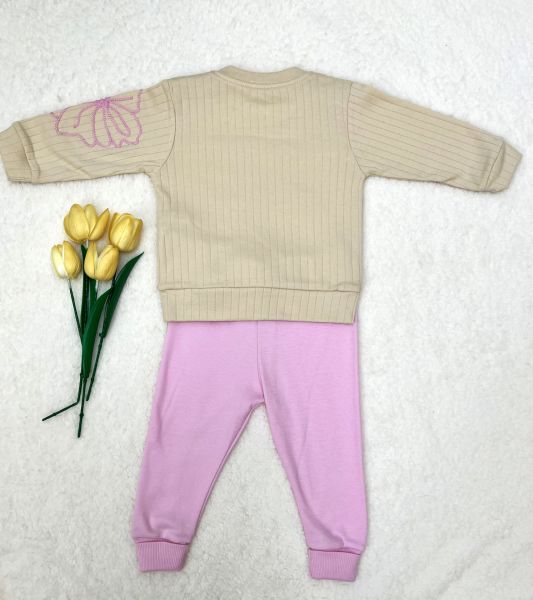 BEYAZ BEBEK Fitilli 2 li Takım Kız