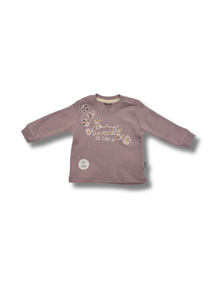 MİNİ WORLD  2 li Bloom Sweat Kız