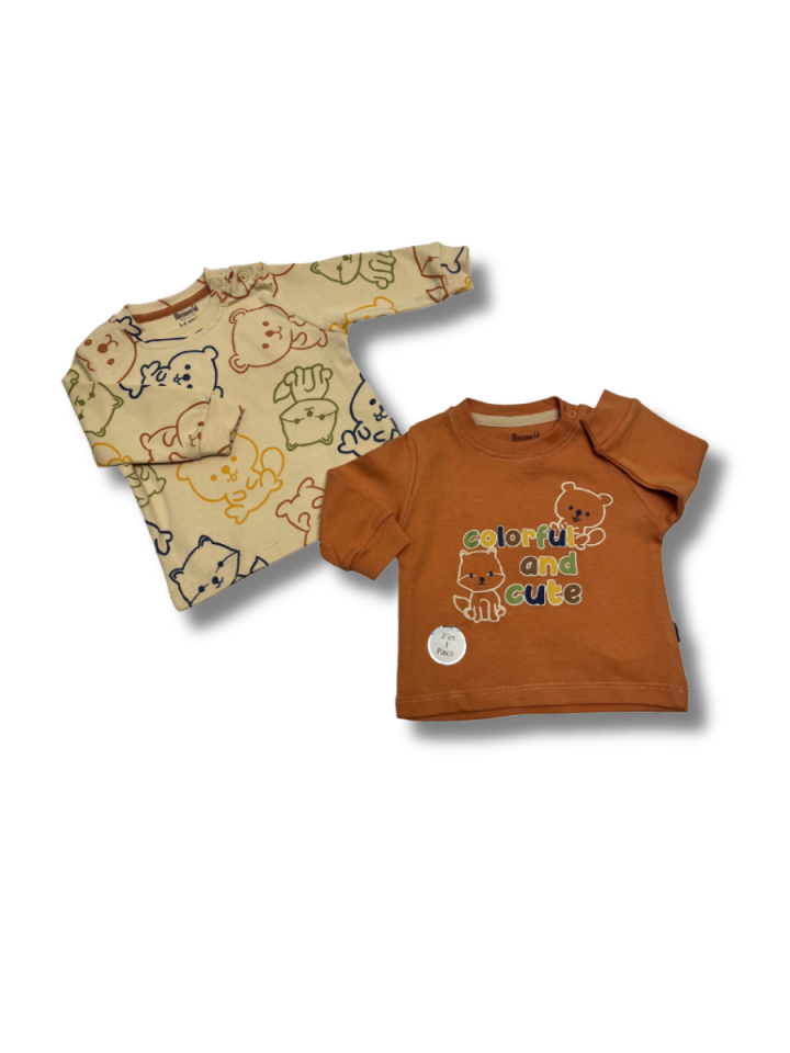 MİNİ WORLD Colorful  And Cute Baskılı Kız Bebek Sweat