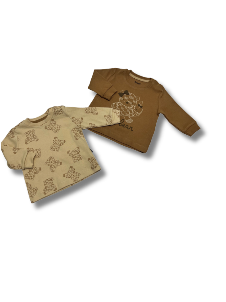 MİNİ WORLD Cute Bear Baskılı Kız Sweat