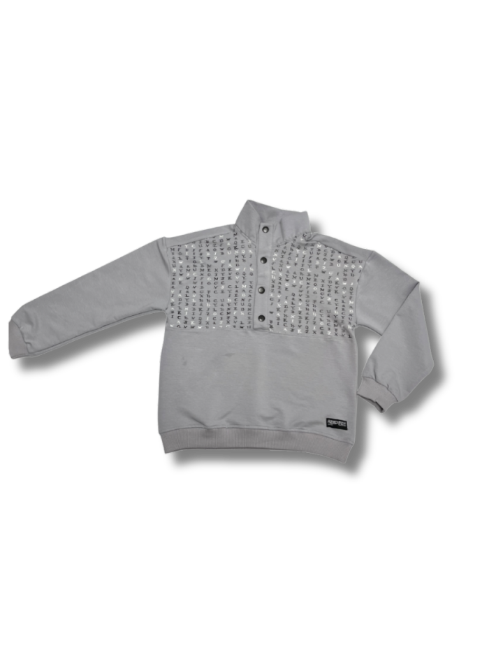 ALG Alfabe Baskılı Sweat