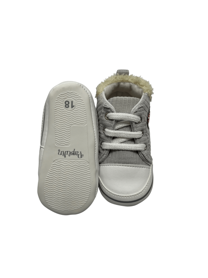 PAPULİN Lüx Bebe Patik Gri