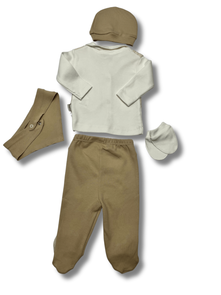 NONO Ceketli Kravatlı Erkek  5 li Set