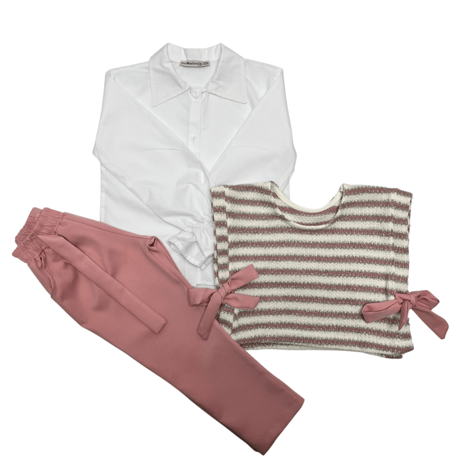 MİSS MELİNDA Simli Süveterli Takım