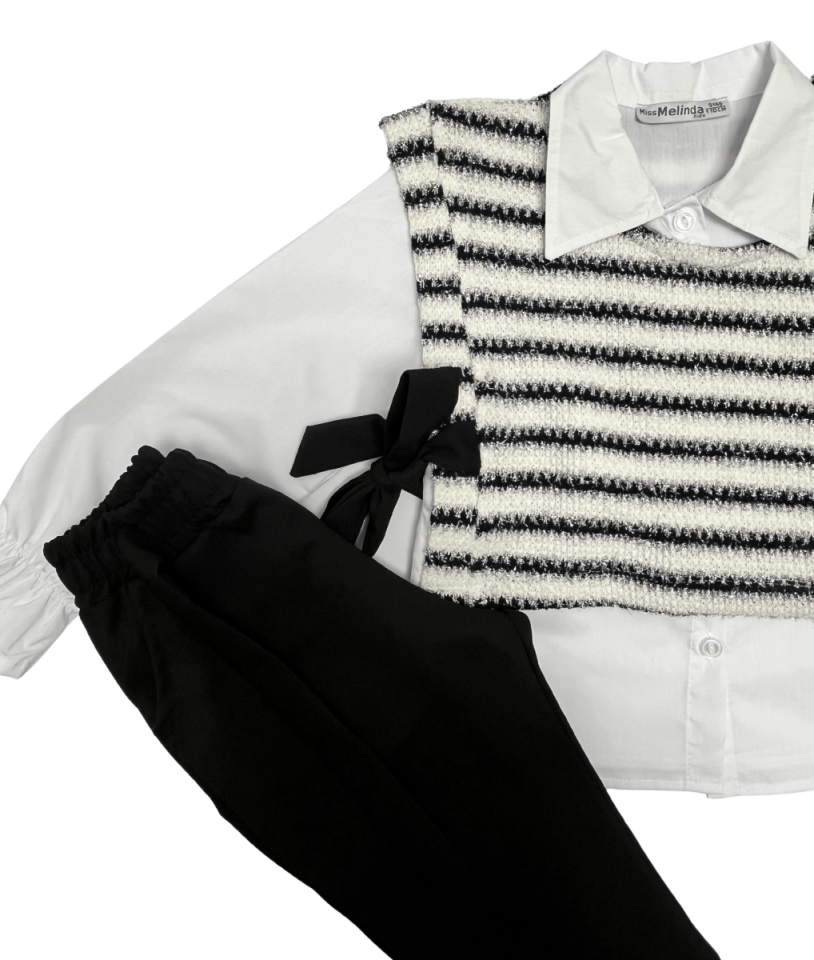 MİSS MELİNDA Simli Süveterli Takım