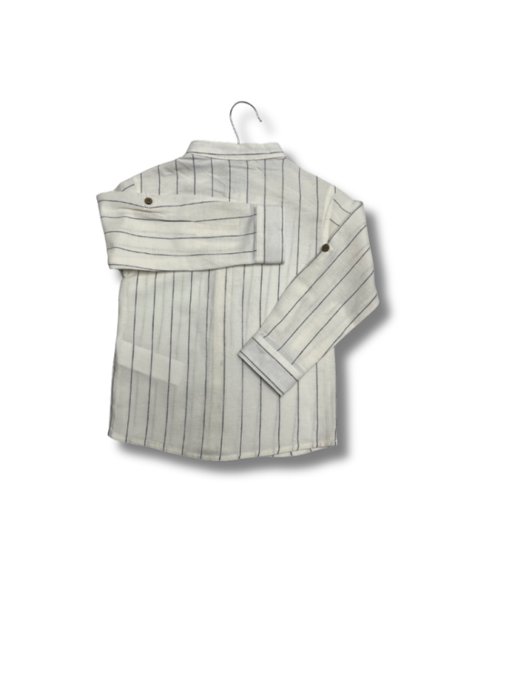 MUTLU Çizgili Hakim Yaka